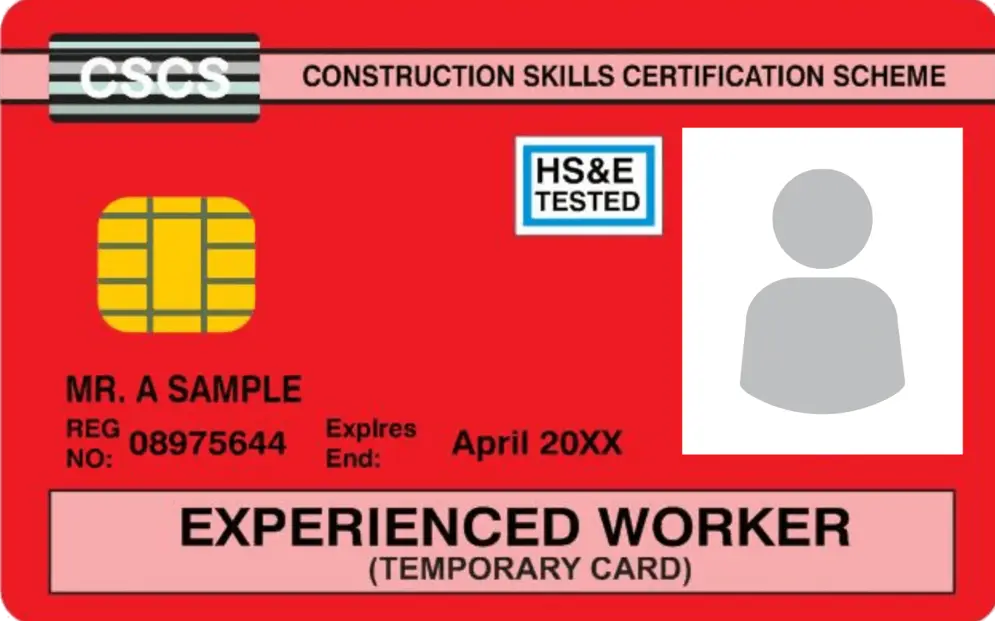CSCS Red Provisional Card