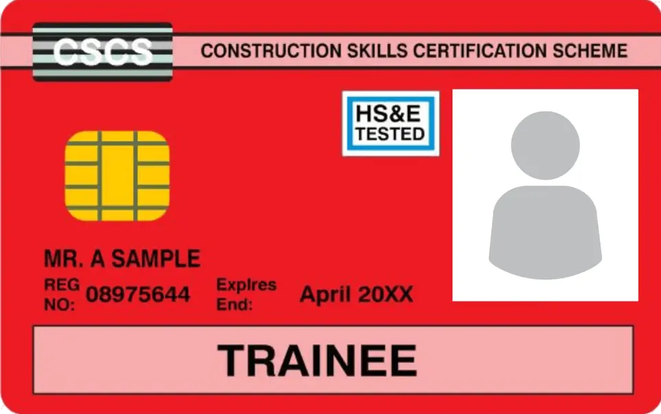 CSCS Red Trainee Card